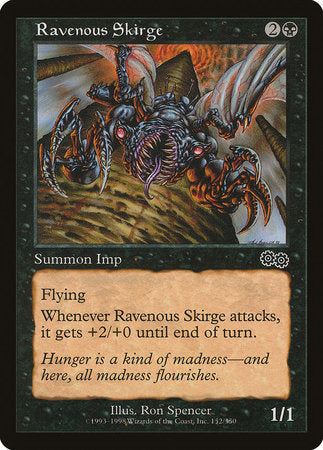 Ravenous Skirge [Urza's Saga] | Cracking-Singles