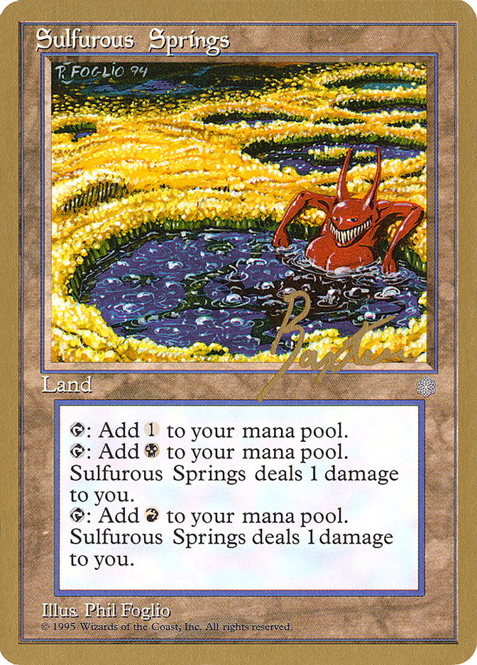 Sulfurous Springs (George Baxter) [Pro Tour Collector Set] | Cracking-Singles