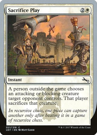 Sacrifice Play [Unstable] | Cracking-Singles