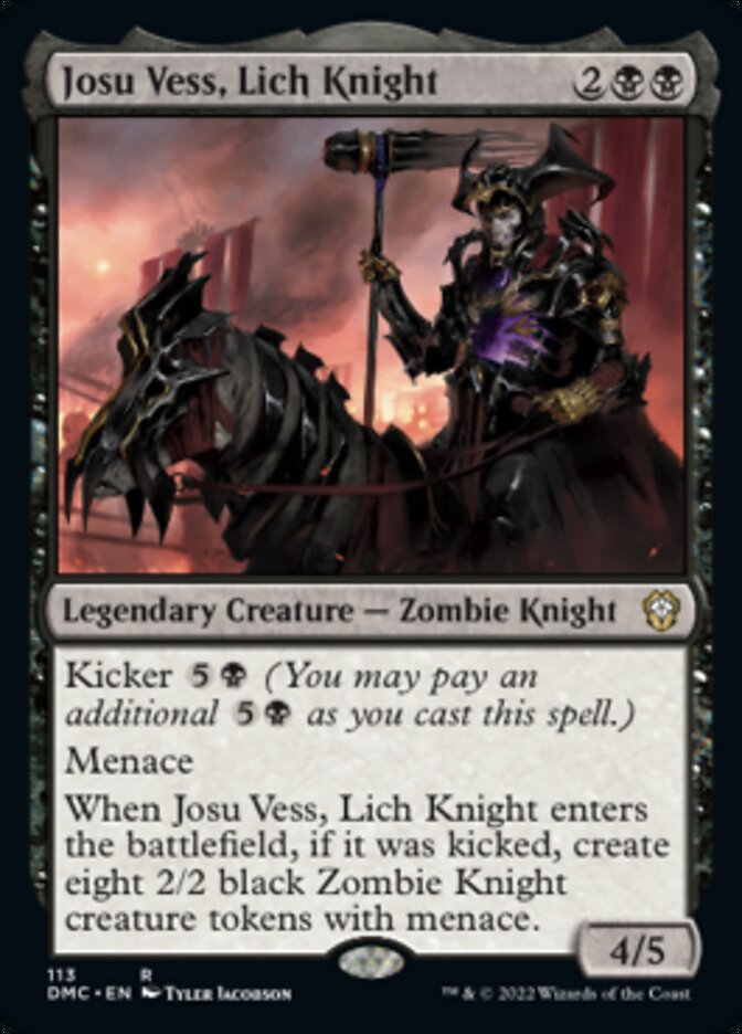 Josu Vess, Lich Knight [Dominaria United Commander] | Cracking-Singles