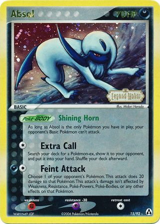 Absol (15/92) (Stamped) [EX: Legend Maker] | Cracking-Singles