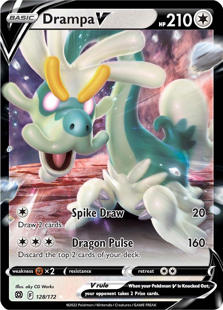 Drampa V (128/172) [Sword & Shield: Brilliant Stars] | Cracking-Singles