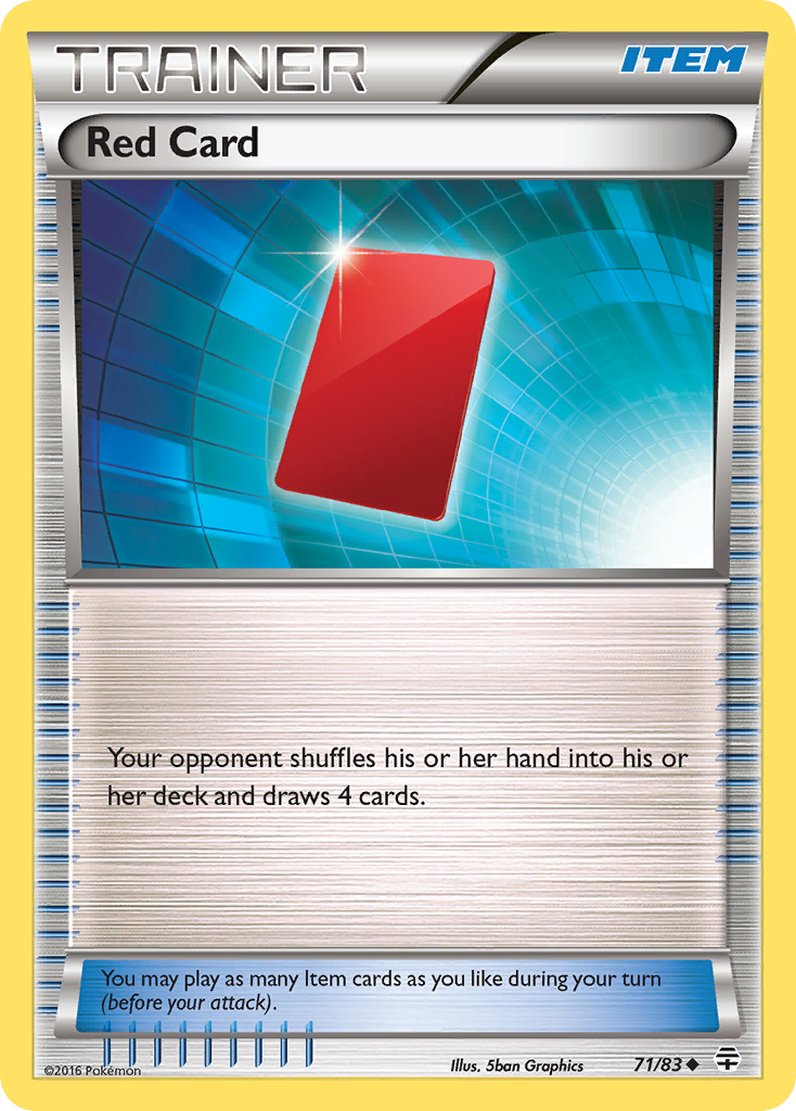 Red Card (71/83) [XY: Generations] | Cracking-Singles