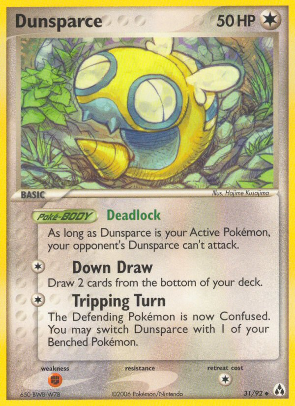 Dunsparce (31/92) [EX: Legend Maker] | Cracking-Singles