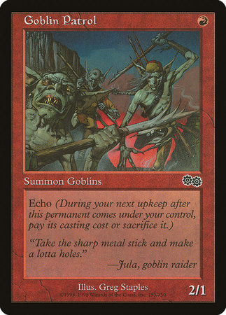 Goblin Patrol [Urza's Saga] | Cracking-Singles