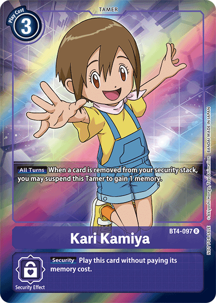 Kari Kamiya [BT4-097] (Buy-A-Box Promo) [Great Legend Promos] | Cracking-Singles