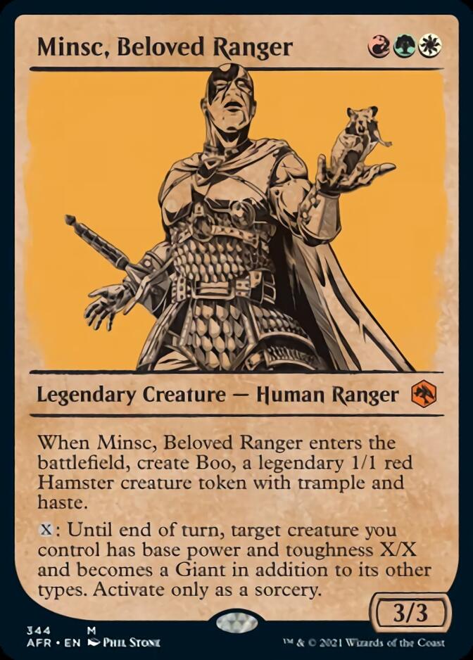 Minsc, Beloved Ranger (Showcase) [Dungeons & Dragons: Adventures in the Forgotten Realms] | Cracking-Singles