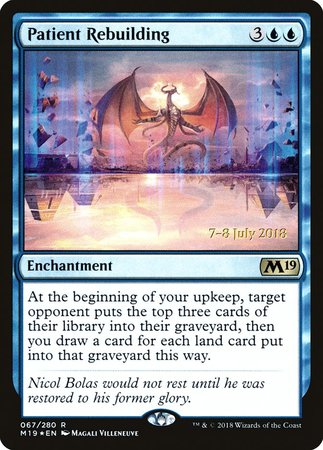 Patient Rebuilding [Core Set 2019 Promos] | Cracking-Singles