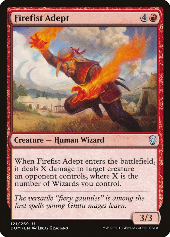 Firefist Adept [Dominaria] | Cracking-Singles