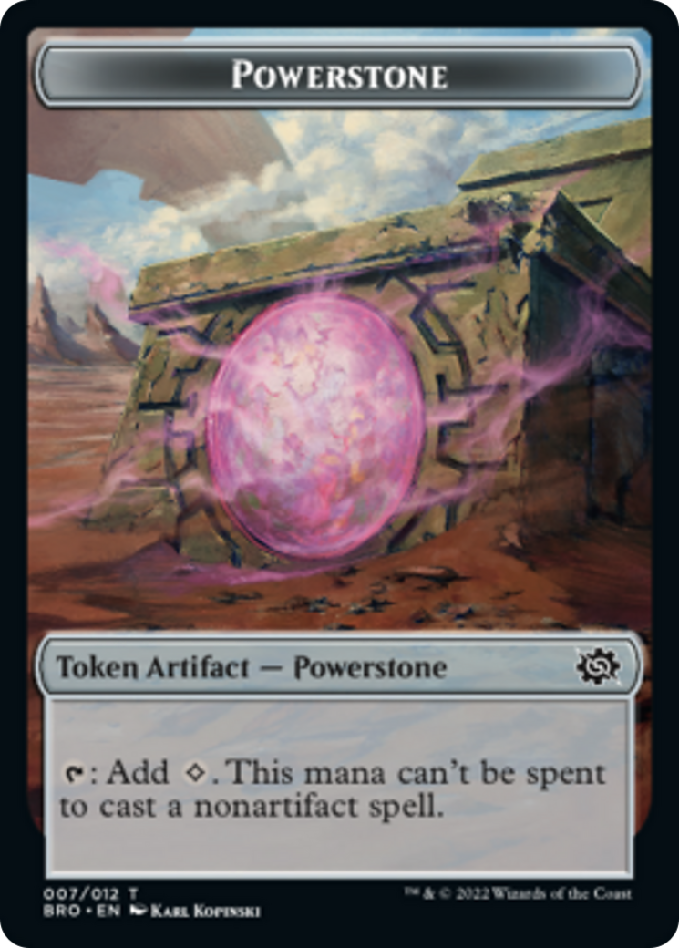 Powerstone Token [The Brothers' War Tokens] | Cracking-Singles