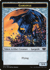 Gargoyle // Elf Warrior Double-sided Token [Commander 2014 Tokens] | Cracking-Singles