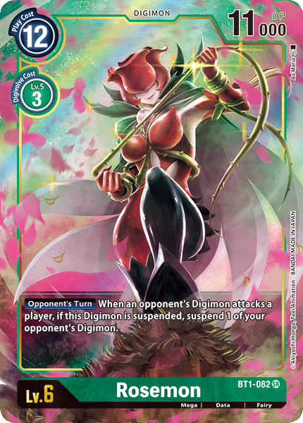 Rosemon [BT1-082] (Alternate Art) [Release Special Booster Ver.1.0] | Cracking-Singles