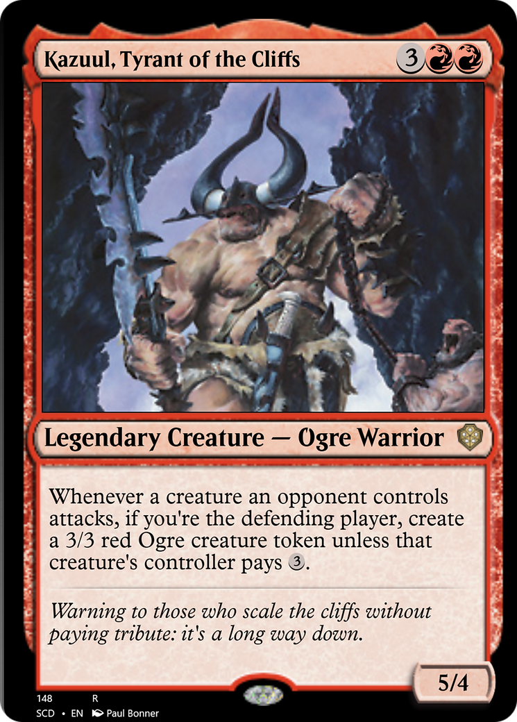 Kazuul, Tyrant of the Cliffs [Starter Commander Decks] | Cracking-Singles