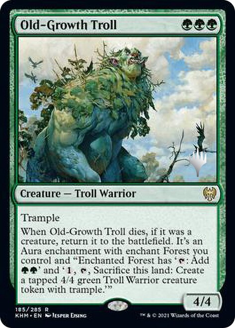 Old-Growth Troll [Kaldheim Promo Pack] | Cracking-Singles