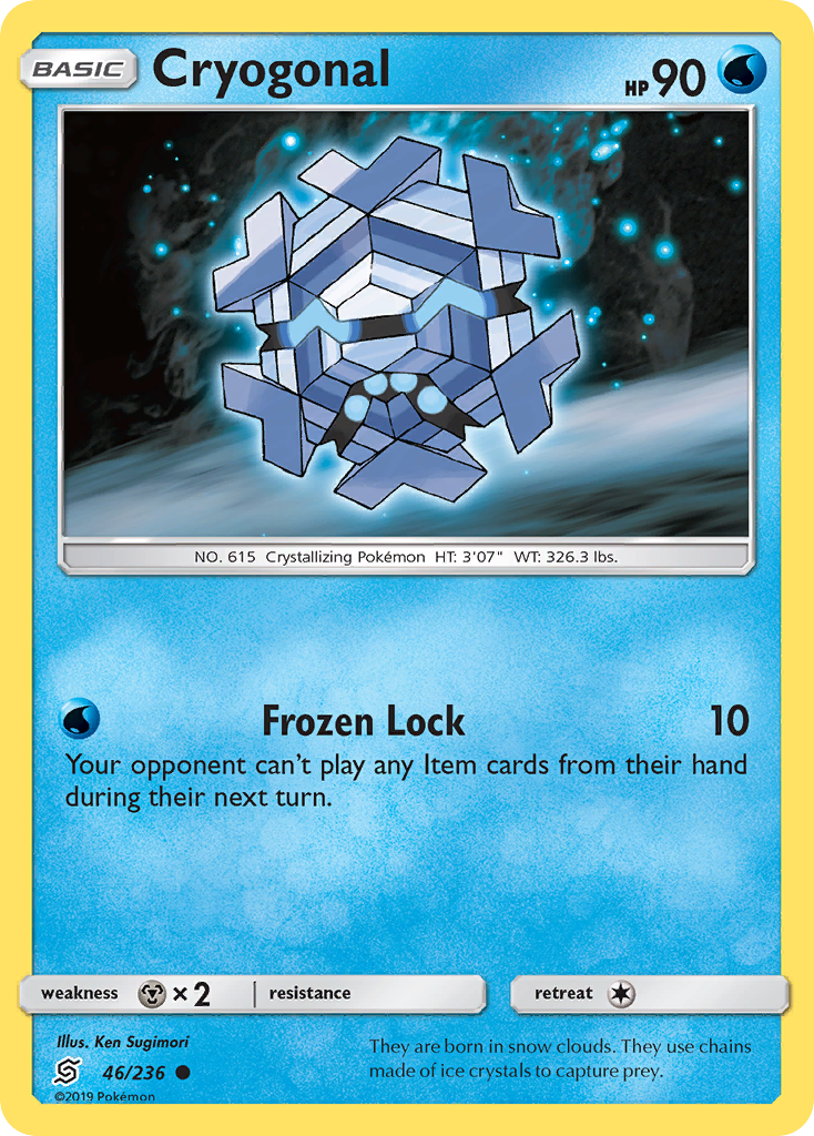 Cryogonal (46/236) [Sun & Moon: Unified Minds] | Cracking-Singles