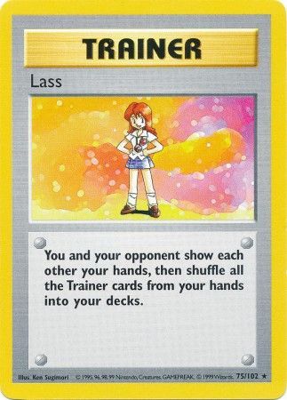 Lass (75/102) [Base Set Shadowless Unlimited] | Cracking-Singles