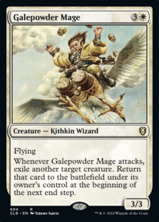 Galepowder Mage [Commander Legends: Battle for Baldur's Gate] | Cracking-Singles