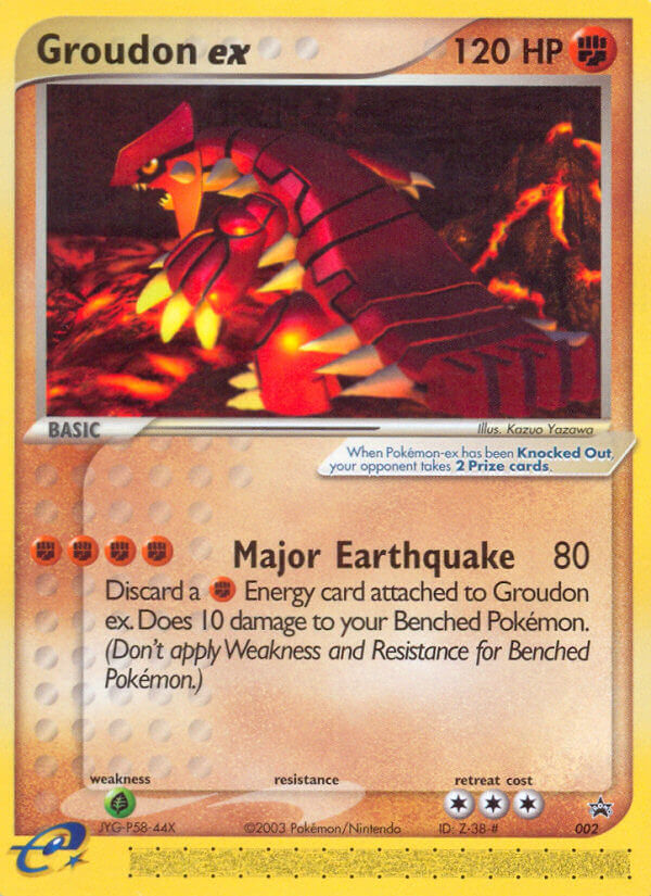 Groudon ex (002) [Nintendo: Black Star Promos] | Cracking-Singles