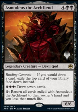 Asmodeus the Archfiend (Promo Pack) [Dungeons & Dragons: Adventures in the Forgotten Realms Promos] | Cracking-Singles