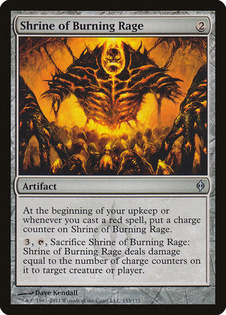 Shrine of Burning Rage [New Phyrexia] | Cracking-Singles