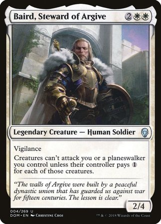 Baird, Steward of Argive [Dominaria] | Cracking-Singles