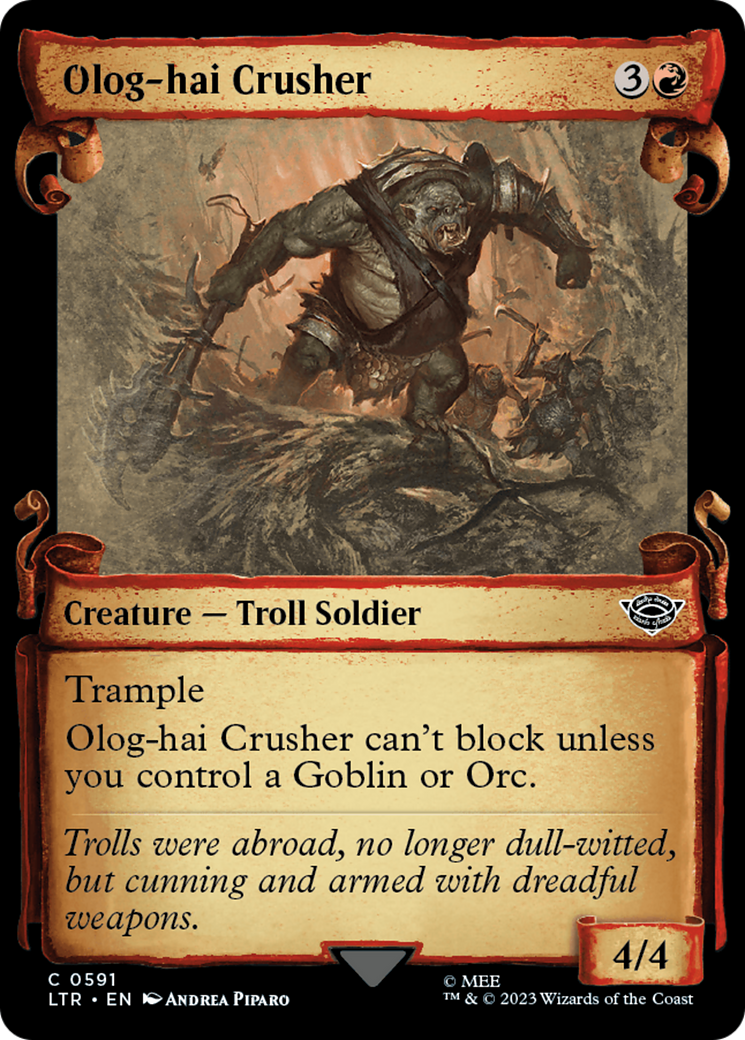 Olog-Hai Crusher [The Lord of the Rings: Tales of Middle-Earth Showcase Scrolls] | Cracking-Singles