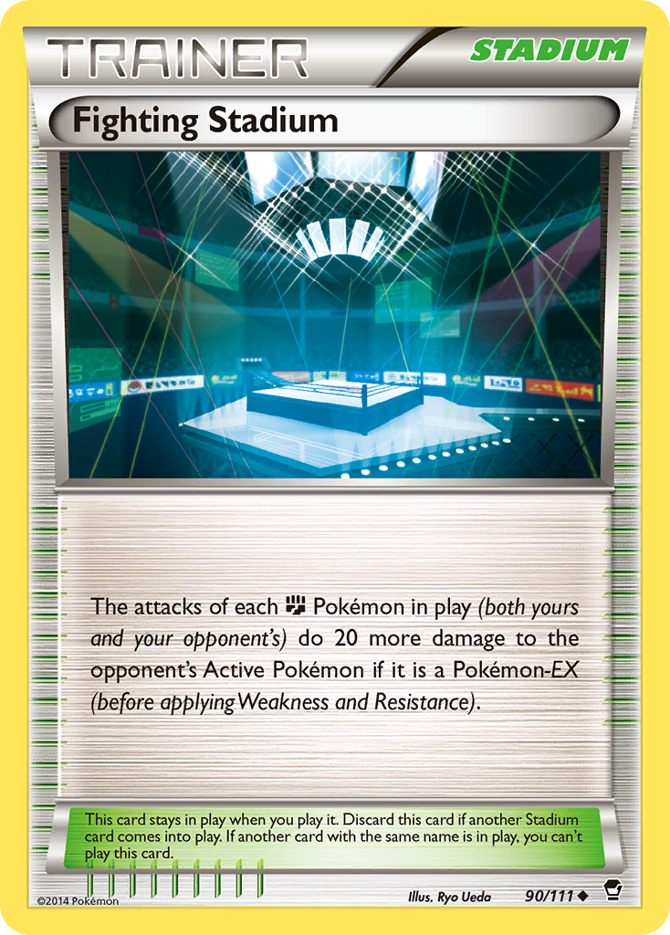 Fighting Stadium (90/111) [XY: Furious Fists] | Cracking-Singles