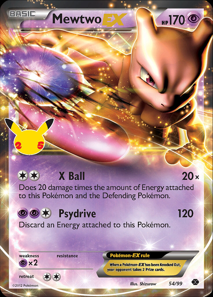 Mewtwo EX (54/99) [Celebrations: 25th Anniversary - Classic Collection] | Cracking-Singles