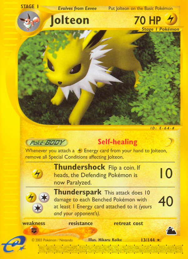 Jolteon (13/144) [Skyridge] | Cracking-Singles