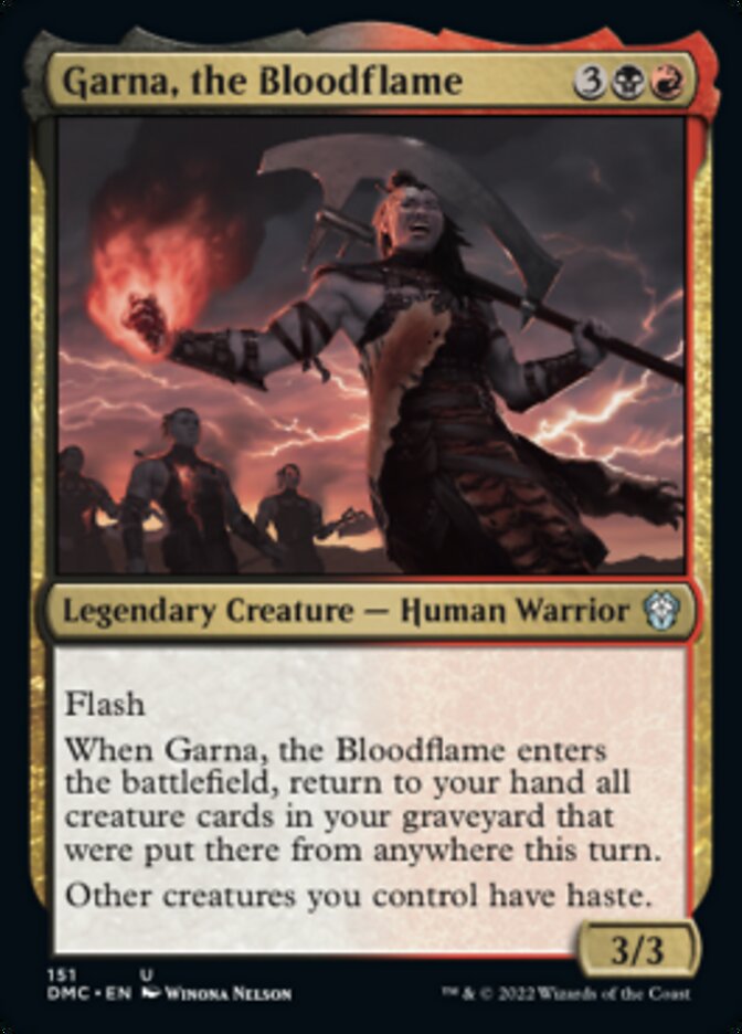 Garna, the Bloodflame [Dominaria United Commander] | Cracking-Singles