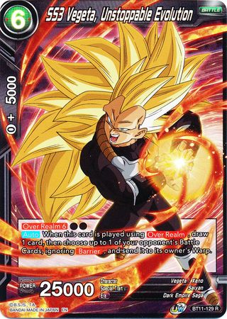 SS3 Vegeta, Unstoppable Evolution [BT11-129] | Cracking-Singles