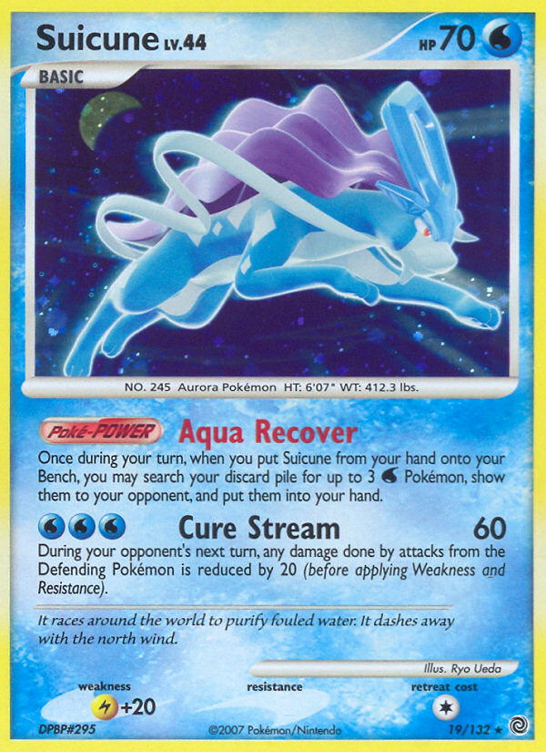 Suicune (19/132) [Diamond & Pearl: Secret Wonders] | Cracking-Singles