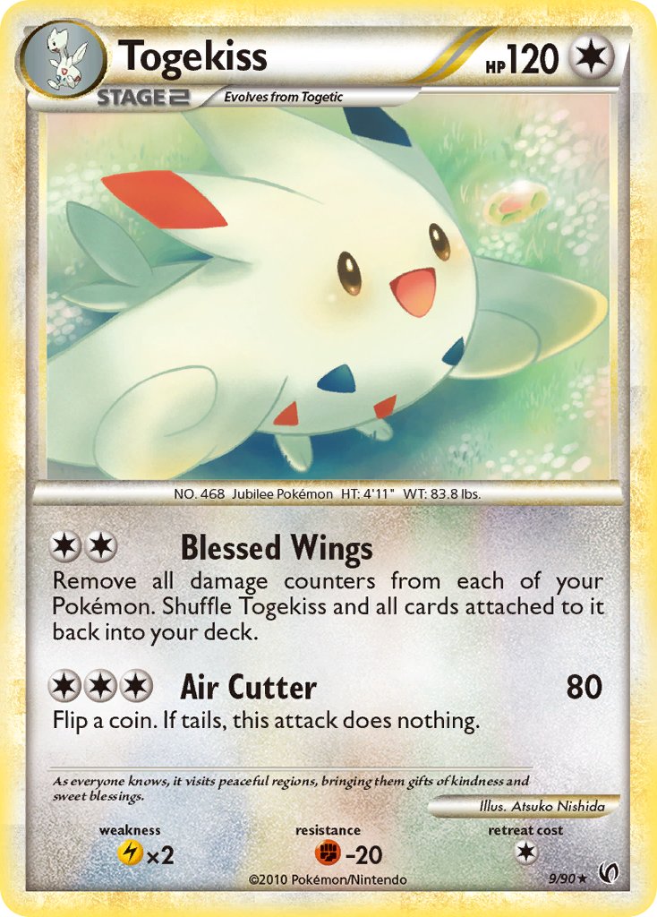 Togekiss (9/90) (Theme Deck Exclusive) [HeartGold & SoulSilver: Undaunted] | Cracking-Singles