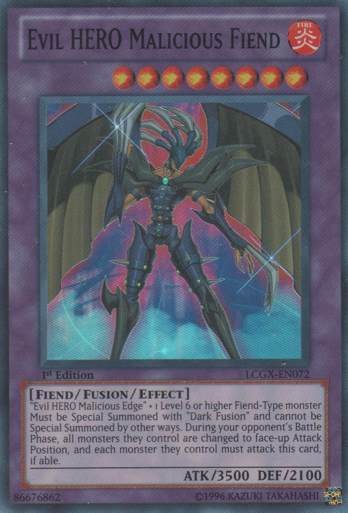 Evil HERO Malicious Fiend [LCGX-EN072] Super Rare | Cracking-Singles