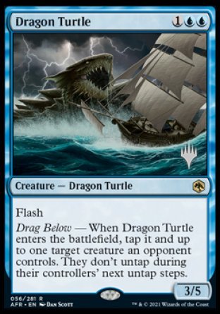 Dragon Turtle (Promo Pack) [Dungeons & Dragons: Adventures in the Forgotten Realms Promos] | Cracking-Singles