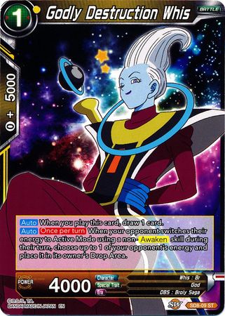 Godly Destruction Whis (Starter Deck - Rising Broly) [SD8-09] | Cracking-Singles