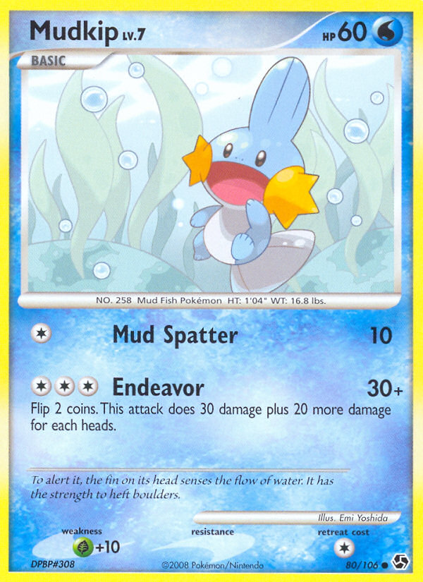 Mudkip (80/106) [Diamond & Pearl: Great Encounters] | Cracking-Singles