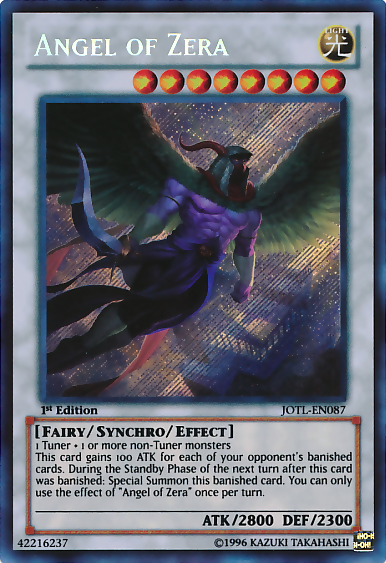 Angel of Zera [JOTL-EN087] Secret Rare | Cracking-Singles