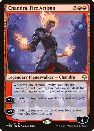 Chandra, Fire Artisan [War of the Spark] | Cracking-Singles