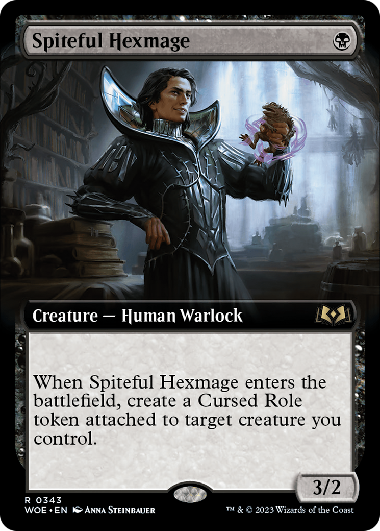 Spiteful Hexmage (Extended Art) [Wilds of Eldraine] | Cracking-Singles