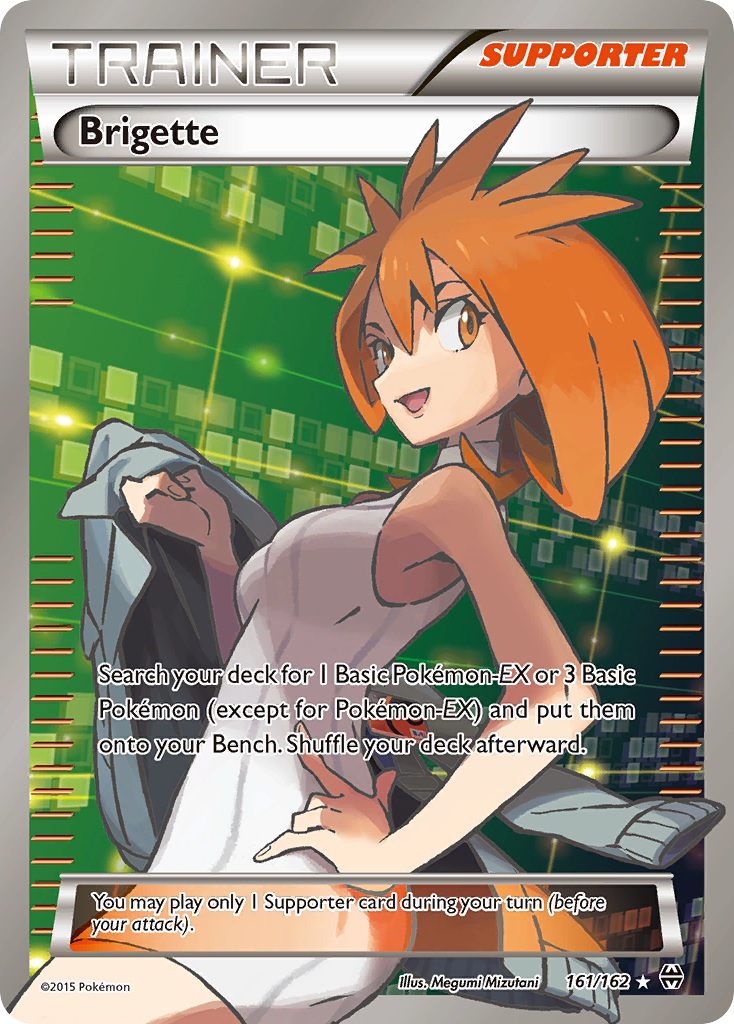 Brigette (161/162) [XY: BREAKthrough] | Cracking-Singles