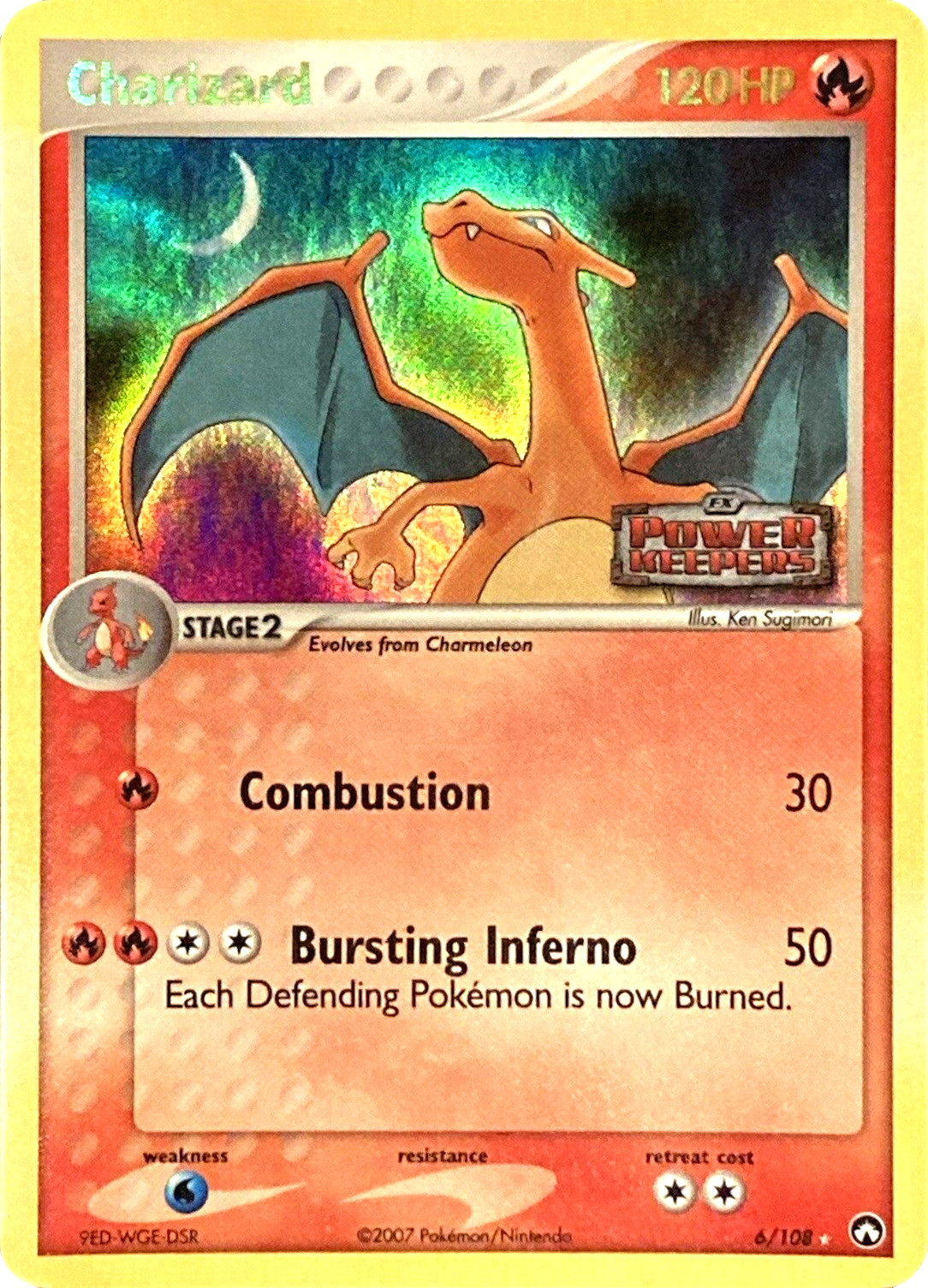 Charizard (6/108) (Stamped) [EX: Power Keepers] | Cracking-Singles