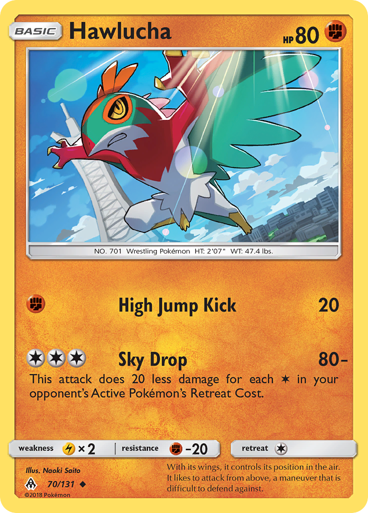 Hawlucha (70/131) [Sun & Moon: Forbidden Light] | Cracking-Singles