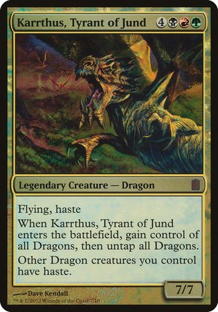 Karrthus, Tyrant of Jund (Commander's Arsenal) [Commander's Arsenal Oversized] | Cracking-Singles