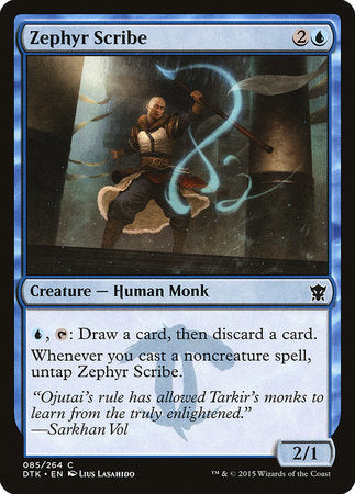 Zephyr Scribe [Dragons of Tarkir] | Cracking-Singles