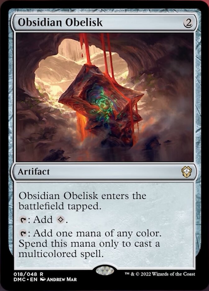 Obsidian Obelisk [Dominaria United Commander] | Cracking-Singles