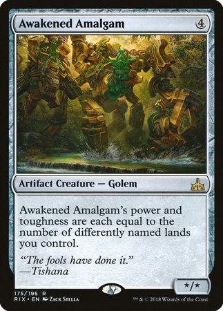 Awakened Amalgam [Rivals of Ixalan] | Cracking-Singles