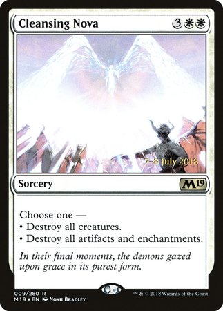 Cleansing Nova [Core Set 2019 Promos] | Cracking-Singles