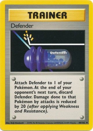 Defender (80/102) [Base Set Unlimited] | Cracking-Singles