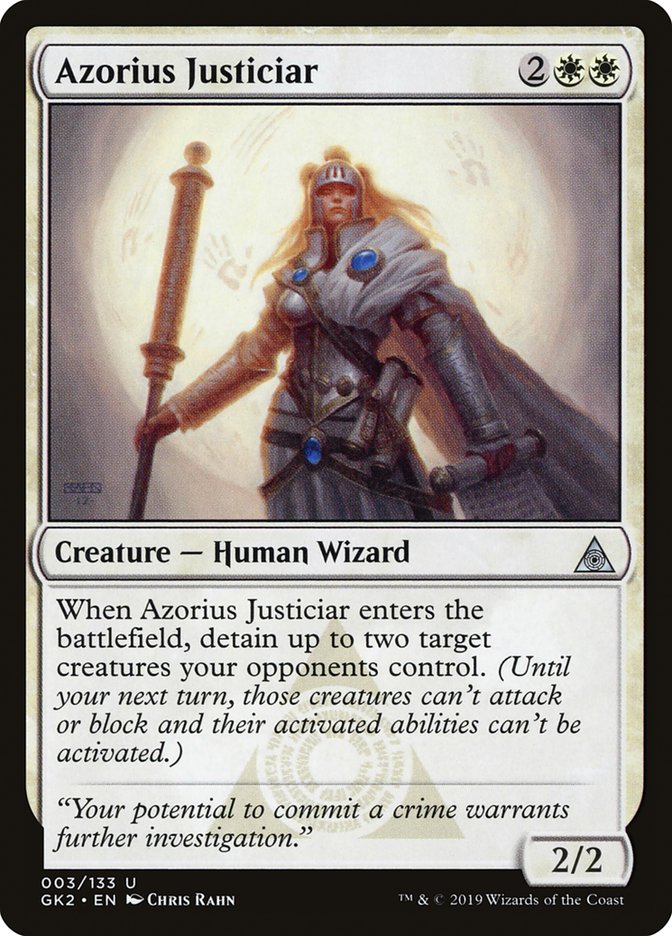 Azorius Justiciar [Ravnica Allegiance Guild Kit] | Cracking-Singles